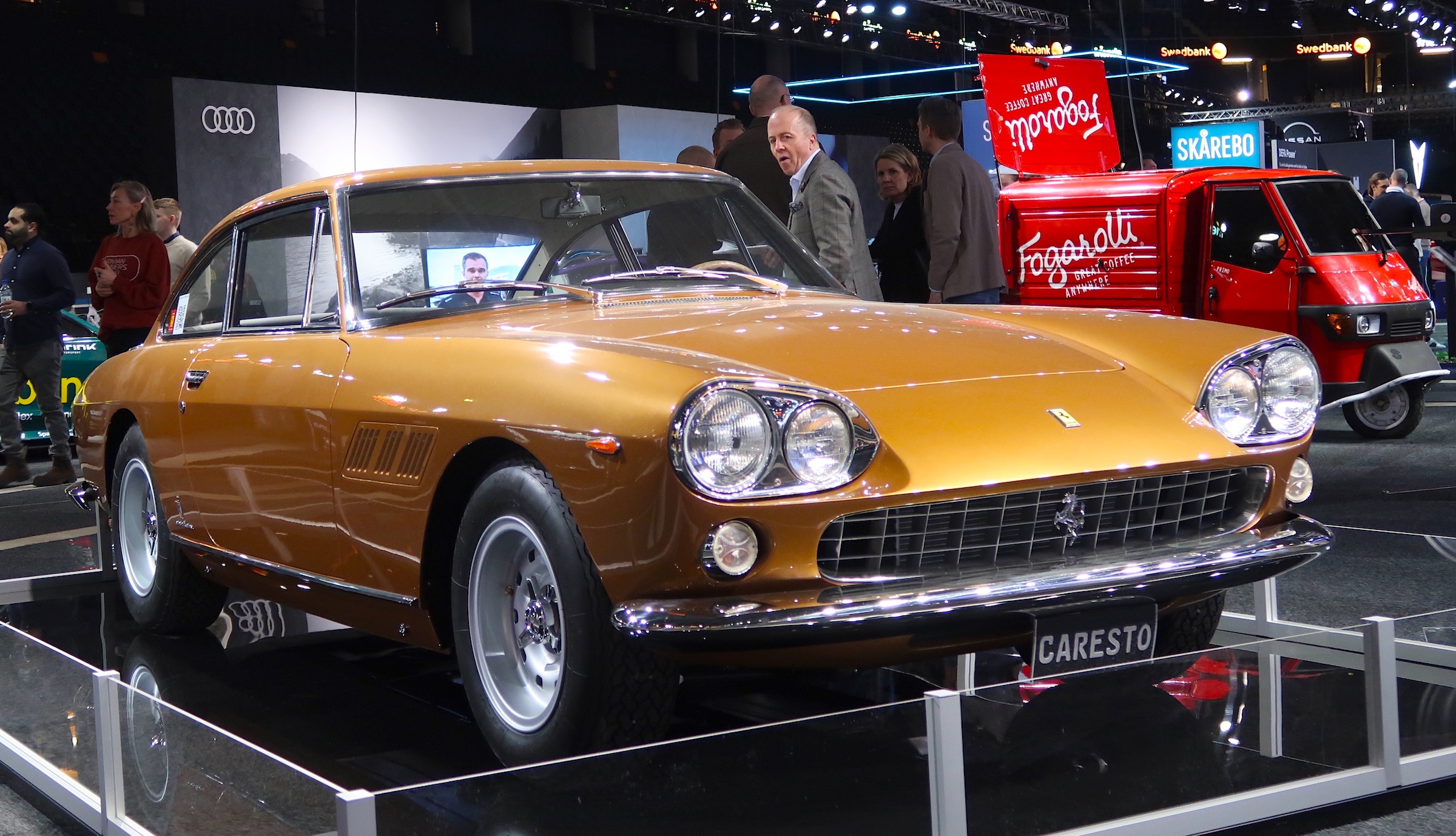 eCarExpo, Solna, Friends, Arena, Stockholm, fyrverkeri, elbilar, premiärer, bilsalong, Sverigepremiärer, Europapremiärer, Cadillac, Lotus, Polestar, Audi, VW, Cupra, Ford, Hyundai, Tesla.