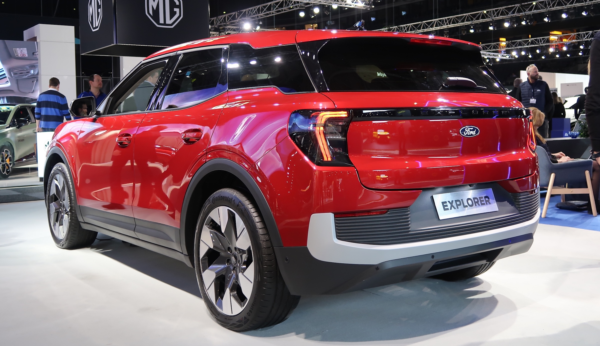 eCarExpo, Solna, Friends, Arena, Stockholm, fyrverkeri, elbilar, premiärer, bilsalong, Sverigepremiärer, Europapremiärer, Cadillac, Lotus, Polestar, Audi, VW, Cupra, Ford, Hyundai, Tesla.